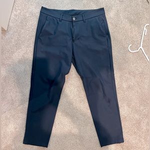 Lululemon ABC Slim-Fit Trouser - Navy Warpstreme